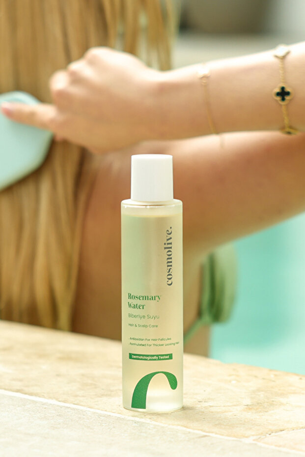 Cosmolive Biberiye Suyu Saç Toniği | Hızlı Uzama | Cam Şişe | & Bakım Yağı Formülü