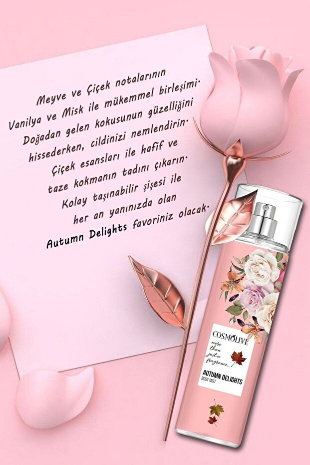 Cosmolive Amber Romance Autumn Delights Shimmering Moisturizing Body Mist 250ml