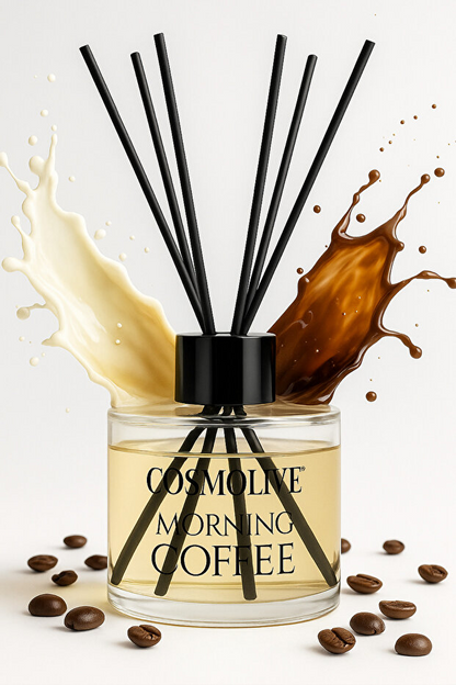 Cosmolive Oda Kokusu | Bambu Çubuklu | Kahve & Süt Kokulu | 100 ml