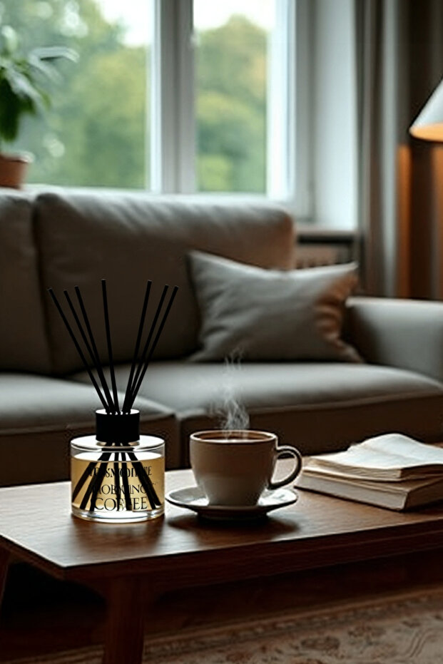 Cosmolive Oda Kokusu | Bambu Çubuklu | Kahve & Süt Kokulu | 100 ml