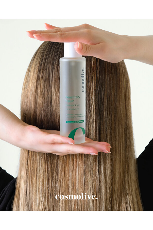 Cosmolive Biberiye Suyu Saç Toniği | Hızlı Uzama | Cam Şişe | & Bakım Yağı Formülü