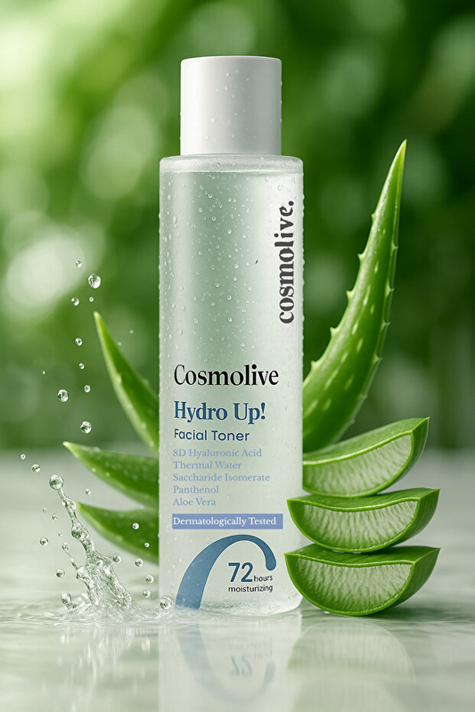 Cosmolive Yüz Toniği | Dermatolojik Onaylı | Nemlendirme | Yatıştırma | Cilt Bariyeri Güçlendirici