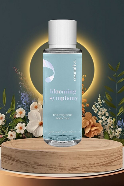 Cosmolive Vücut Spreyi Body Mist | Golden Honey | Blooming Symphony | Işıltılı | Nemlendirici | Kadın | 250 ml