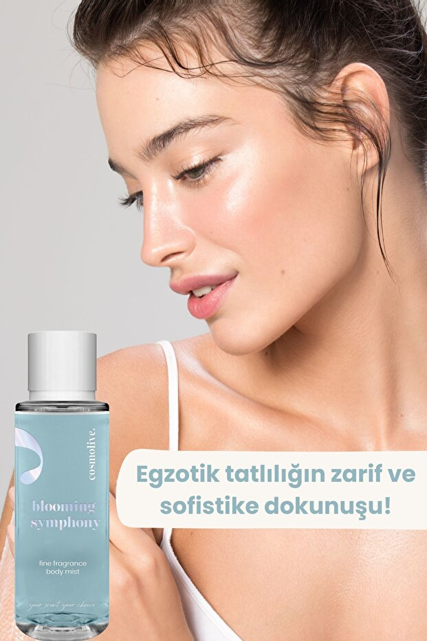 Cosmolive Vücut Spreyi Body Mist | Golden Honey | Blooming Symphony | Işıltılı | Nemlendirici | Kadın | 250 ml