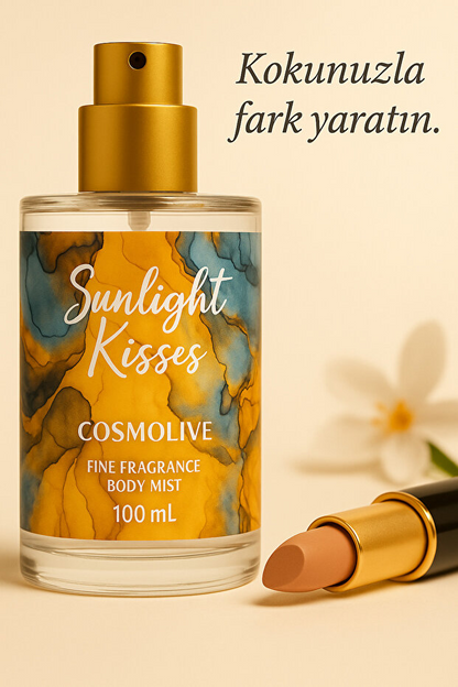 Cosmolive Seyahat Boy Body Mist | Eau Des Vahines | Sunlight Kisses | Kadın | Vücut Spreyi | 100 ml