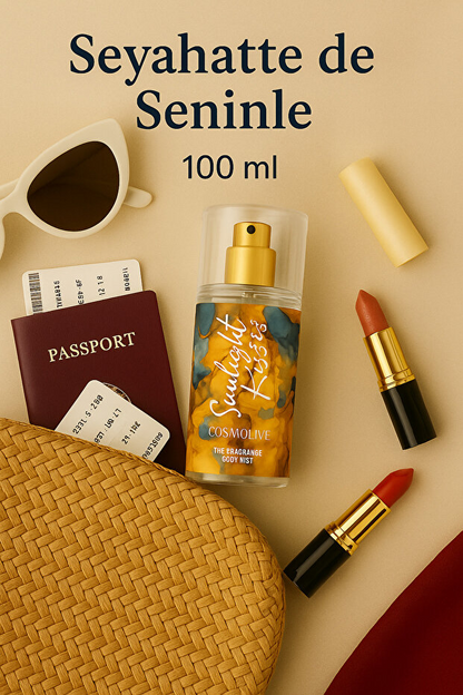 Cosmolive Seyahat Boy Body Mist | Eau Des Vahines | Sunlight Kisses | Kadın | Vücut Spreyi | 100 ml