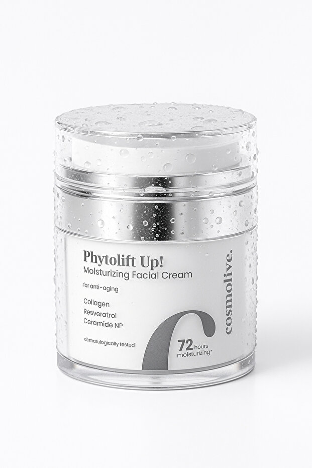 Cosmolive Yaşlanma Ve Kırışıklık Karşıtı Nemlendirici Yüz Göz Çevresi Altı Cilt Kremi Gece Yağlı Su Bazlı Kuru