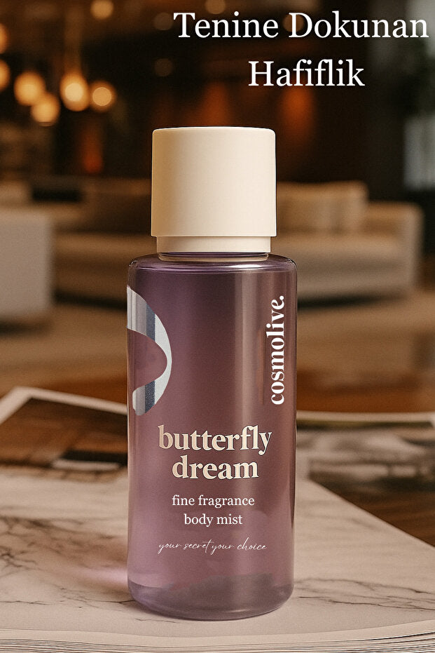 Vücut Spreyi Body Mist | Love Spell | Butterfly Dream | Işıltılı | Nemlendirici | Kadın | 250 ml - 8