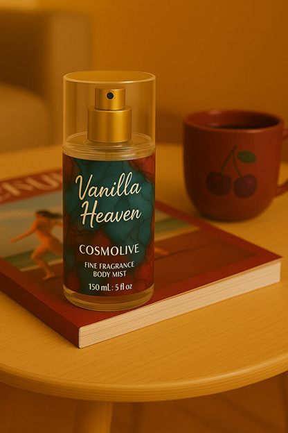 Cosmolive Vücut Spreyi Body Mist | Amber Romance | Vanilla Heaven | Seyahat Boy | Nemlendirici