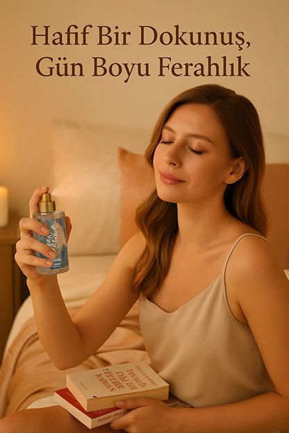 Cosmolive Vücut Spreyi Body Mist | My Way | Stilish Blonde | Seyahat Boy | Kadın | Işıltılı | Nemlendirici