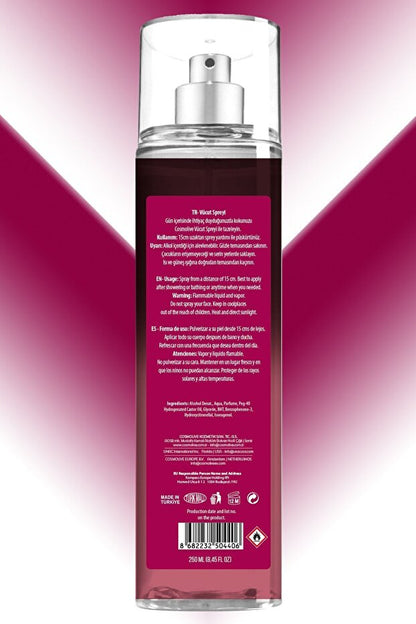 Vücut Spreyi Body Mist | Gold Angel | Vanilla Wood | Kadın | Işıltılı | Nemlendirici | 250 ml - 3