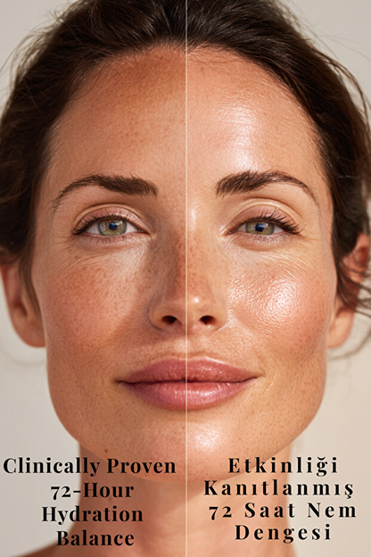 Cosmolive Yüz Kremi | 72 Saat Etkili Nemlendirici | 8d Hyaluronik Asit | Aloe Vera | Tüm Cilt Tipleri Su Bazlı