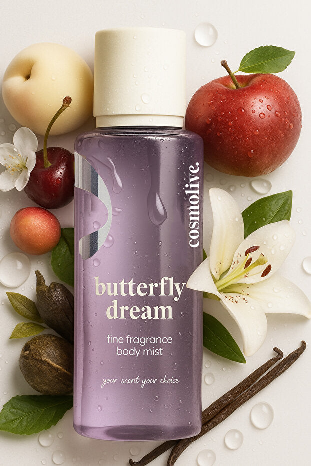Vücut Spreyi Body Mist | Love Spell | Butterfly Dream | Işıltılı | Nemlendirici | Kadın | 250 ml - 5
