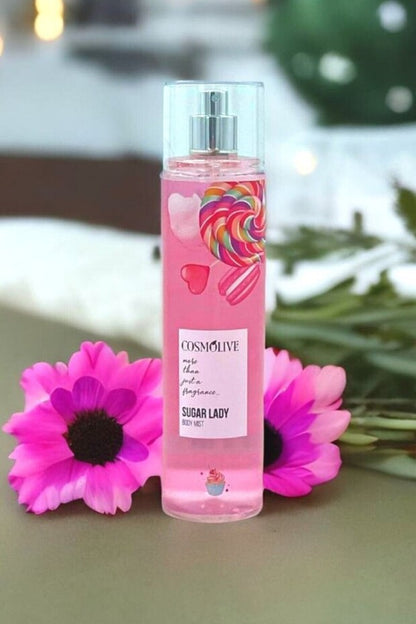 Cosmolive Lost in Fantasy Sugar Lady Moisturizing Body Mist Spray for Women