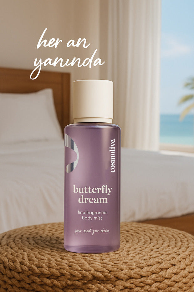 Vücut Spreyi Body Mist | Love Spell | Butterfly Dream | Işıltılı | Nemlendirici | Kadın | 250 ml - 7