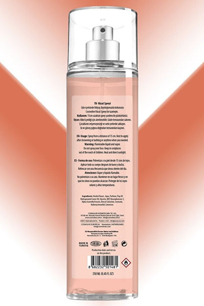 Cosmolive Amber Romance Autumn Delights Shimmering Moisturizing Body Mist 250ml